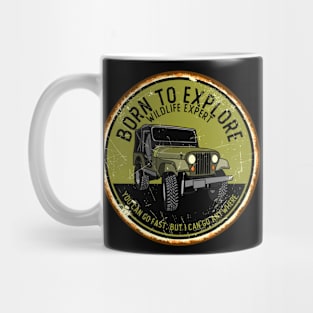 Retro Vintage Automotive Tin Sign Mug